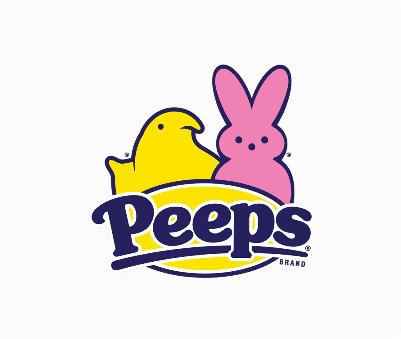 PEEPS logo with chick and bunny